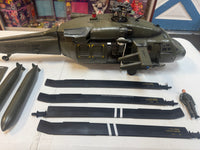 Black Hawk Helicopter with Driver 1/18 Scale  (GI Joe Style Elite Forces, BBI) **COMPLETE** - Bitz & Buttons
