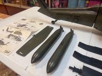 Black Hawk Helicopter with Driver 1/18 Scale  (GI Joe Style Elite Forces, BBI) **COMPLETE** - Bitz & Buttons