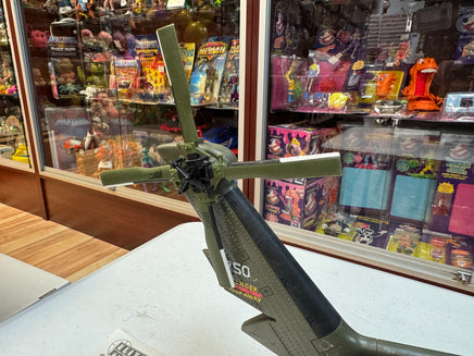 Black Hawk Helicopter with Driver 1/18 Scale  (GI Joe Style Elite Forces, BBI) **COMPLETE** - Bitz & Buttons