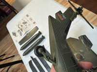Black Hawk Helicopter with Driver 1/18 Scale  (GI Joe Style Elite Forces, BBI) **COMPLETE** - Bitz & Buttons