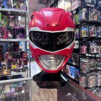 Red Ranger Rocky Signed By Austin St. John & Steve Cardenas *JSA* (MMPR Power Rangers, Bandai)