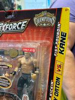 Randy Orton & Kane with Belt  (WWE Flexforce, Mattel)