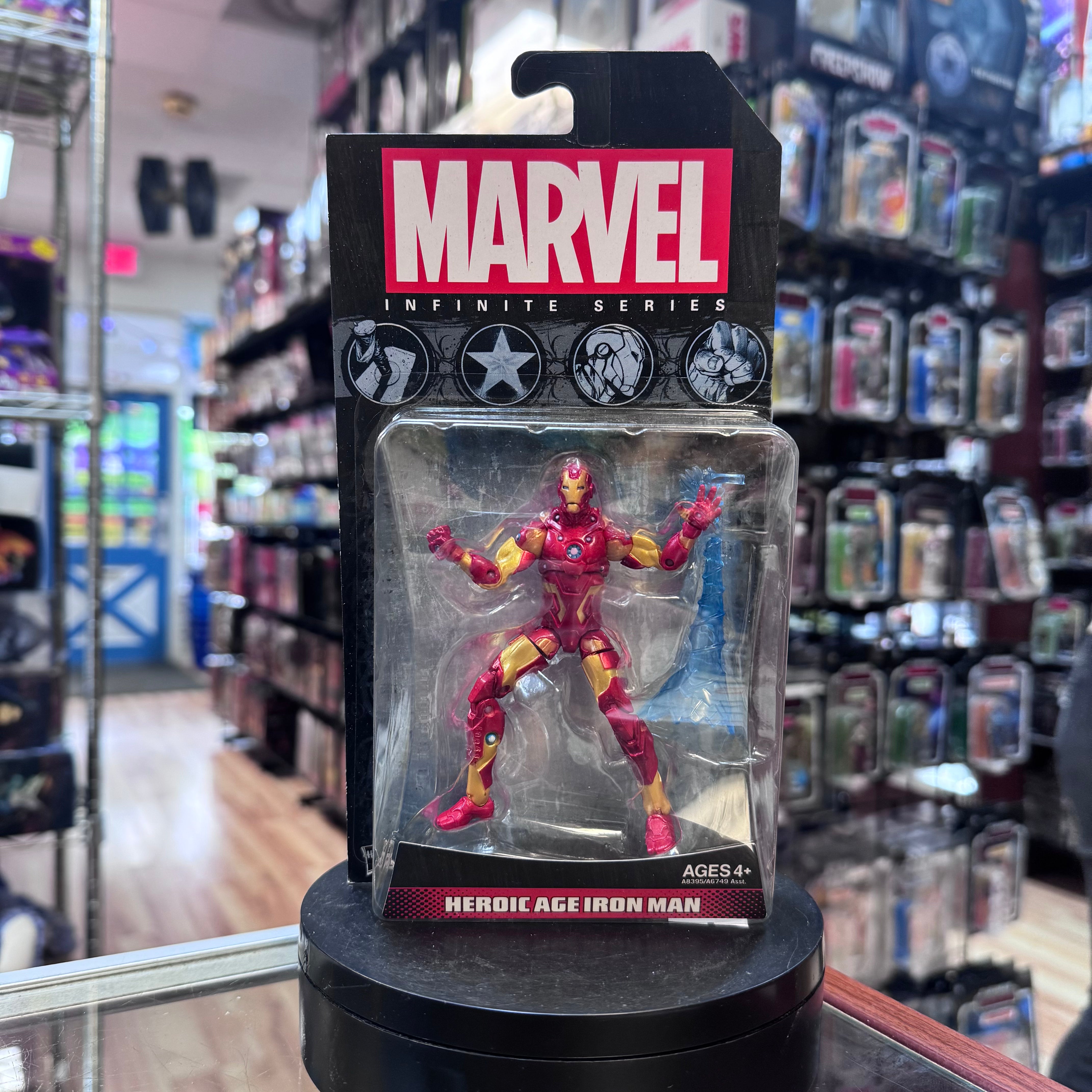 Heroic Iron Man 3.75 (Marvel Universe, Hasbro) SEALED| Bitz & Buttons