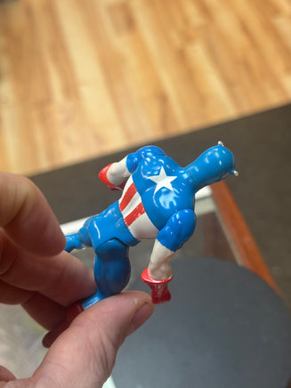 Captain America 3.75 Figure (Vintage Secret Powers, Mattel) LOOSE - Bitz & Buttons