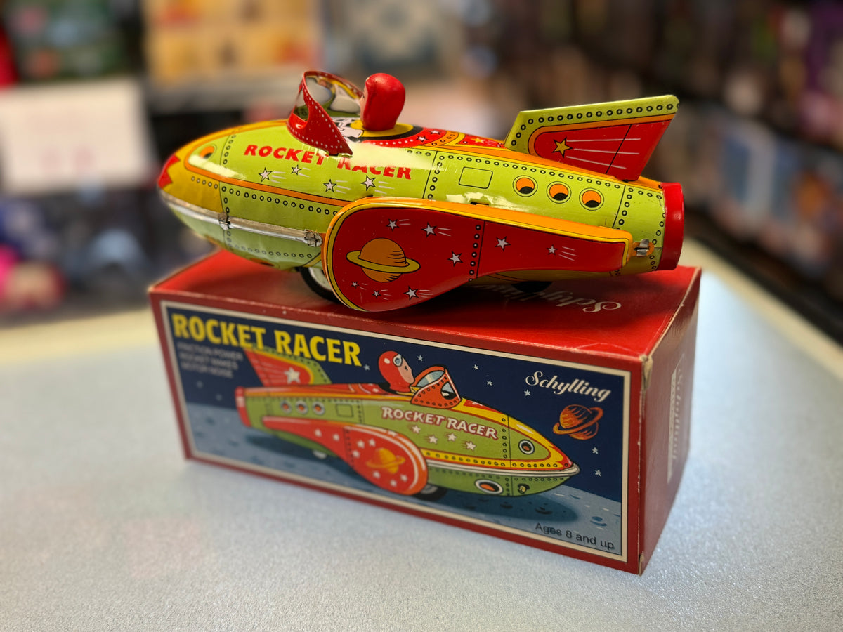 Rocket Racer Friction (TIn Toy, Schylling) Open Box| Bitz & Buttons