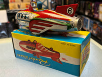 Rocket Racer Friction (TIn Toy, Inertia) Open Box