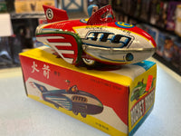 Rocket Racer Friction (TIn Toy, Inertia) Open Box