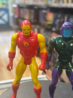 Krang & Iron Man 3.75 Figure Bundle (Vintage Secret Powers, Mattel) LOOSE