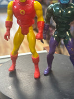 Krang & Iron Man 3.75 Figure Bundle (Vintage Secret Powers, Mattel) LOOSE