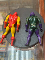 Krang & Iron Man 3.75 Figure Bundle (Vintage Secret Powers, Mattel) LOOSE