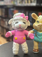 Lamb Chop & Baby Charlie Horse PVC (Vintage Lamb Chop, Benders) LOOSE - Bitz & Buttons