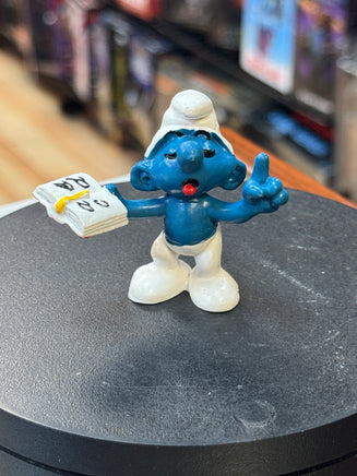 Teacher Smurf (Vintage PEYO, Schleich) - Bitz & Buttons