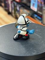 Baseball Catcher Smurf (Vintage PEYO, Schleich) - Bitz & Buttons