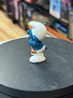 Fishing Smurf (Vintage PEYO, Schleich) - Bitz & Buttons