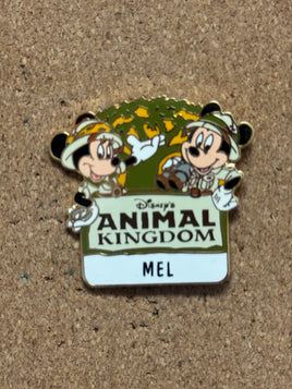 Mickey & Minnie Animal Kingdom (Disney, Pin Traders) - Bitz & Buttons