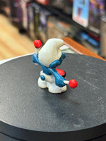 Drummer Smurf (Vintage PEYO, Schleich) - Bitz & Buttons
