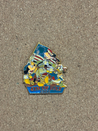 Fourth of July 2002 Mickey Donald & Goofy (Disney, Pin Traders) - Bitz & Buttons