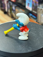 Flute Smurf (Vintage PEYO, Schleich) - Bitz & Buttons