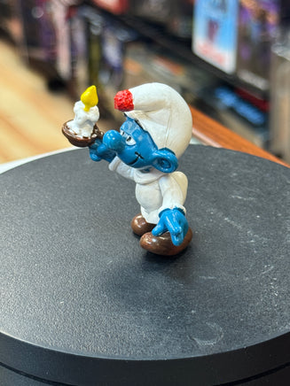 Candle Light Smurf (Vintage PEYO, Schleich) - Bitz & Buttons