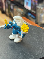 French Fry Smurf (Vintage PEYO, Schleich) - Bitz & Buttons
