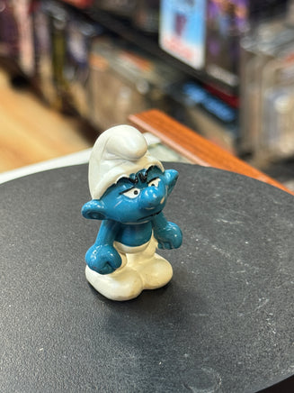 Angry Smurf (Vintage PEYO, Schleich) - Bitz & Buttons