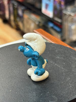 Angry Smurf (Vintage PEYO, Schleich) - Bitz & Buttons