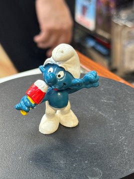 Ice Cream Smurf (Vintage PEYO, Schleich) - Bitz & Buttons
