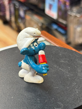 Ice Cream Smurf (Vintage PEYO, Schleich) - Bitz & Buttons