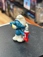 ToothPaste Smurf (Vintage PEYO, Schleich)