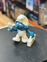 First Aid Smurf 9238 (Vintage PEYO, Schleich) - Bitz & Buttons