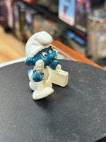 First Aid Smurf 9238 (Vintage PEYO, Schleich) - Bitz & Buttons