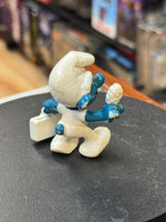 First Aid Smurf 9238 (Vintage PEYO, Schleich) - Bitz & Buttons