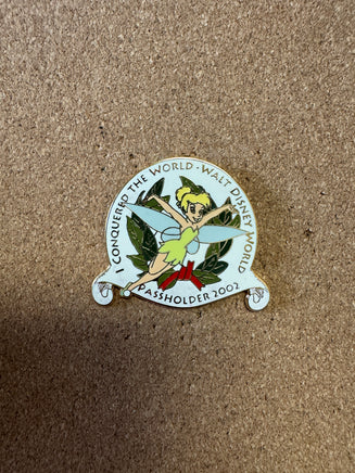 Conquered The World Tinkerbell (Disney, Pin Traders) - Bitz & Buttons