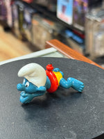 Swimmer Smurf (Vintage PEYO, Schleich) - Bitz & Buttons