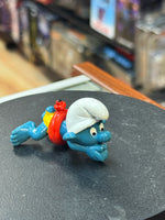 Swimmer Smurf (Vintage PEYO, Schleich) - Bitz & Buttons
