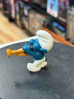 Trumpet Harmony Smurf (Vintage PEYO, Schleich)