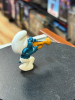 Trumpet Harmony Smurf (Vintage PEYO, Schleich)