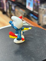Archer Smurf (Vintage PEYO, Schleich) - Bitz & Buttons