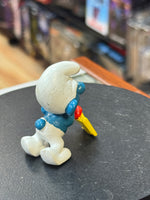 Shovel Digging Smurf (Vintage PEYO, Schleich) - Bitz & Buttons