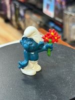 Bouquet Flowers Smurf (Vintage PEYO, Schleich) - Bitz & Buttons