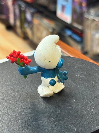 Bouquet Flowers Smurf (Vintage PEYO, Schleich) - Bitz & Buttons