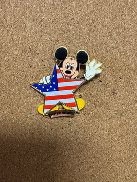 Stars & Stripes Mickey Mouse (Disney, Pin Traders) - Bitz & Buttons