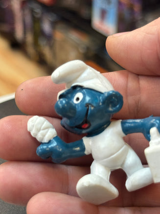 First Aid Smurf (Vintage PEYO, Schleich) - Bitz & Buttons
