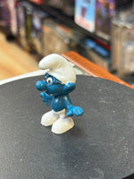 Brainy Smurf (Vintage PEYO, Schleich) - Bitz & Buttons