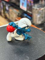 Bowling Smurf (Vintage PEYO, Schleich) - Bitz & Buttons