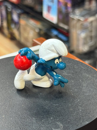 Bowling Smurf (Vintage PEYO, Schleich) - Bitz & Buttons