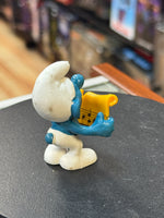 Singer Caroler Smurf (Vintage PEYO, Schleich) - Bitz & Buttons