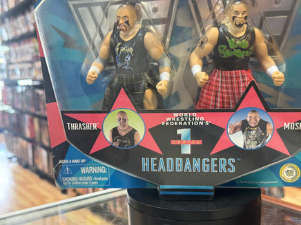 HeadBangers Series 1 (Vintage WWF BCA, Jakks Pacific) SEALED - Bitz & Buttons