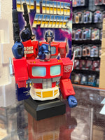 Animated Optimus Prime Cold Cast Mini Bust (Transformers, Hard Hero) OPEN BOX