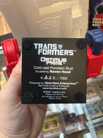 Animated Optimus Prime Cold Cast Mini Bust (Transformers, Hard Hero) OPEN BOX